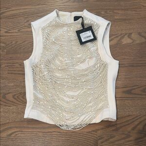 NWT Marchesa Elegant Beaded Top